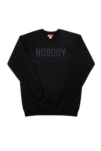 Matte Black Crewneck
