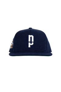 Classic Snapback  Navy w/ green under the brim