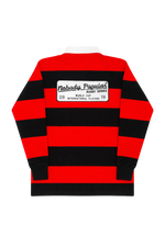 Rugby Series Polo- Red/Black/White