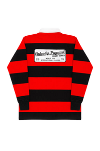 Rugby Series Polo- Red/Black/White