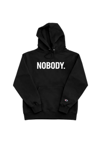Nobody x Champion. Hoodie - Black
